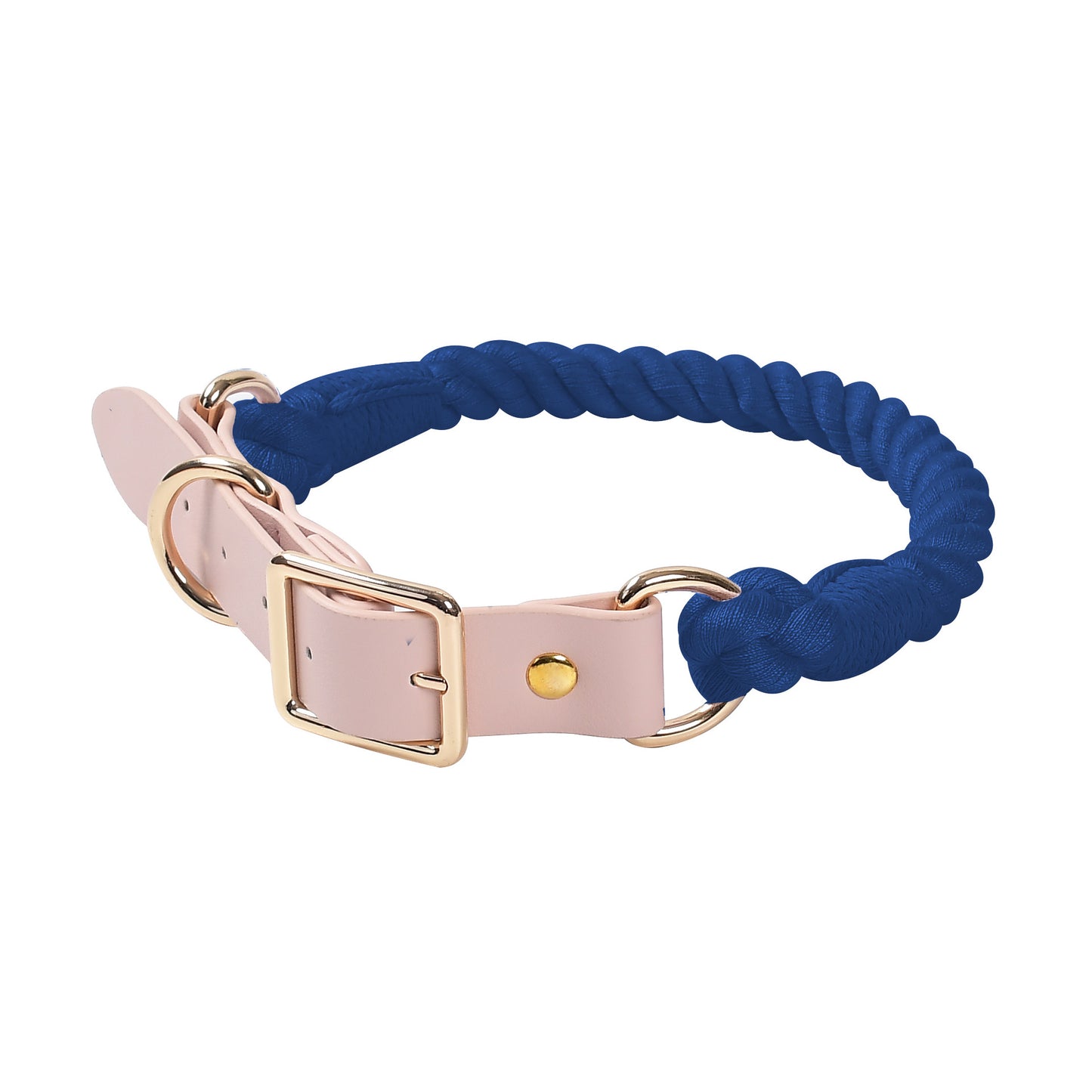 Braided PU & Cotton Dog Collar