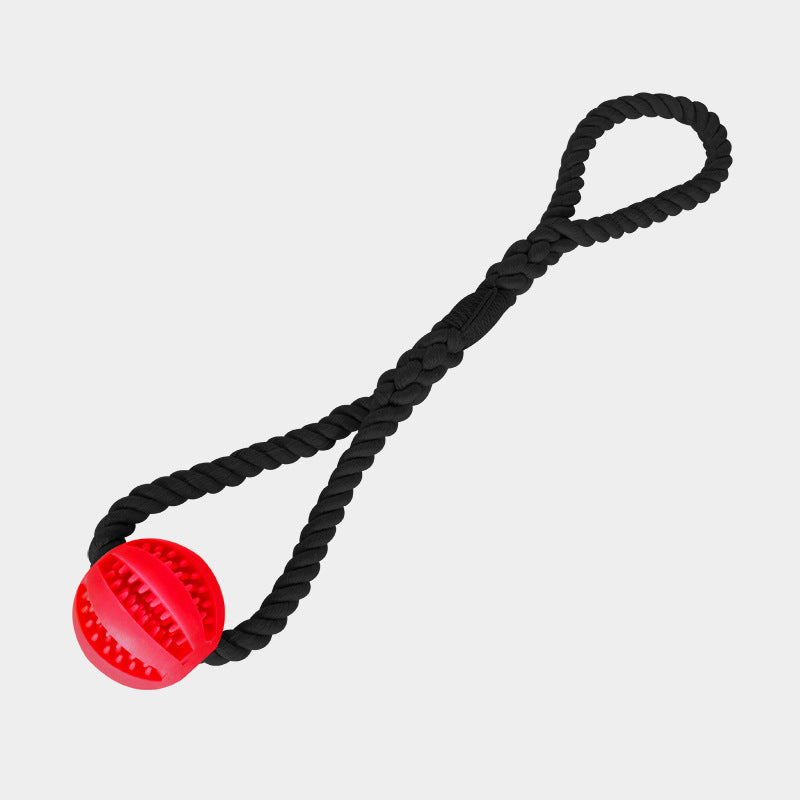 Chewable Rope Treat Cotton Ball Dog Toy