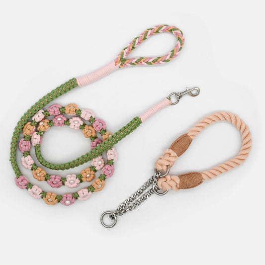 Floral No Pull Dog Set Poly