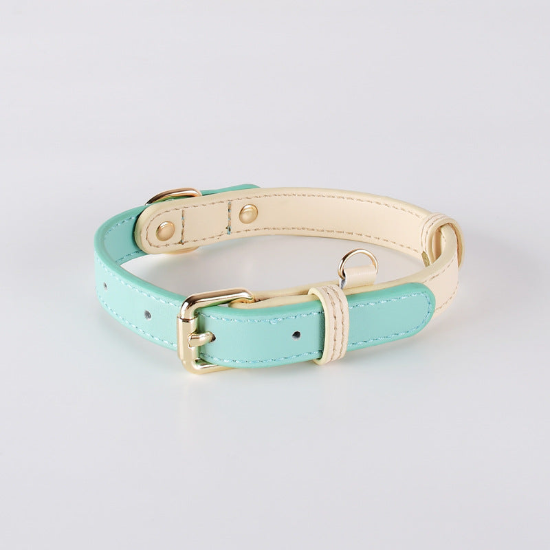 Leather Dog Collar Adjustable