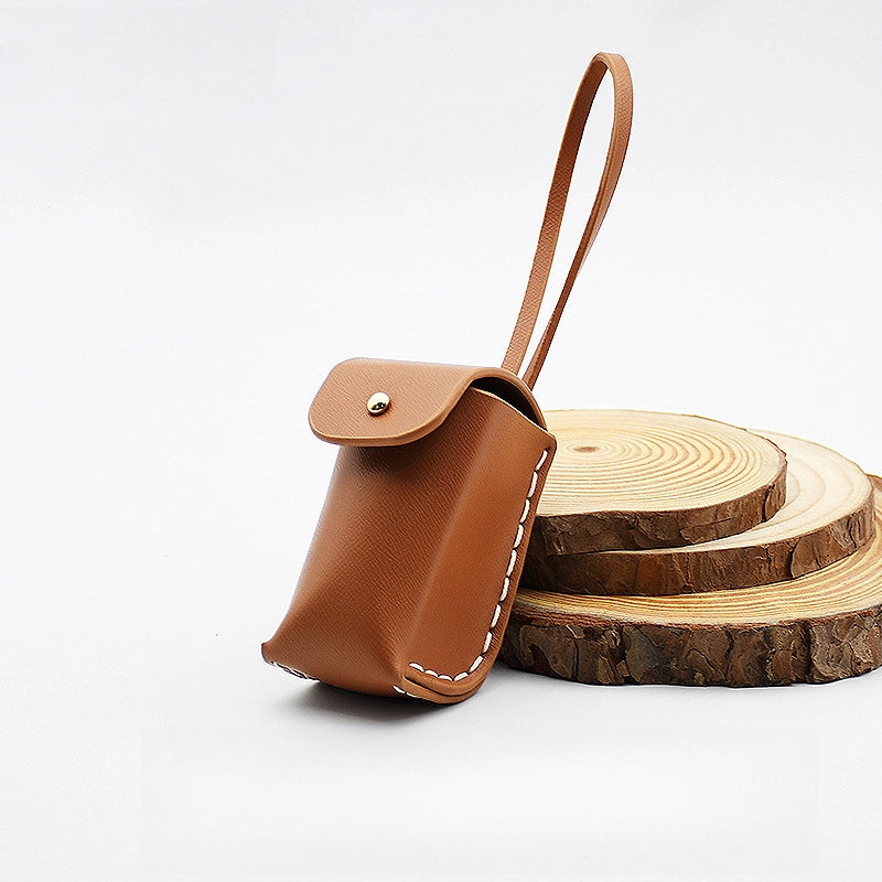 Vegan Leather Poop Bag Holder