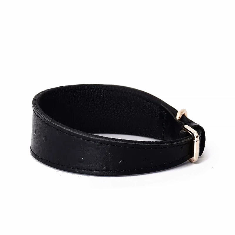 Wide Neck Leather Dog Collar