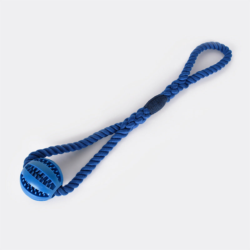 Chewable Rope Treat Cotton Ball Dog Toy