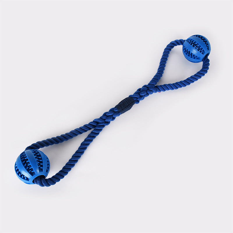Chewable Rope Treat Cotton Ball Dog Toy