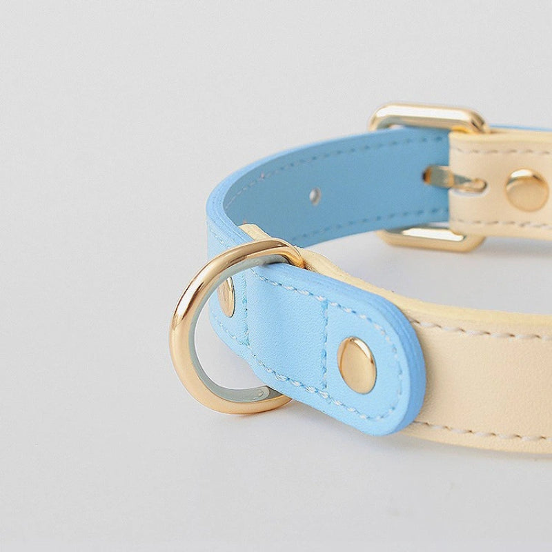 Leather Dog Collar Adjustable