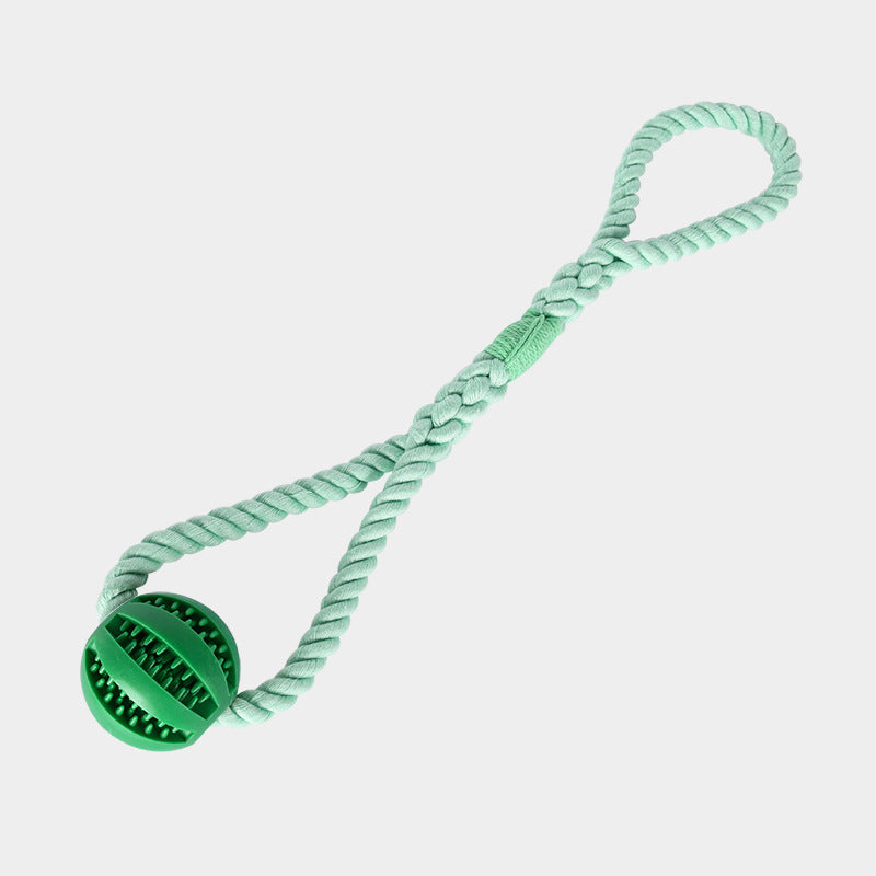 Chewable Rope Treat Cotton Ball Dog Toy