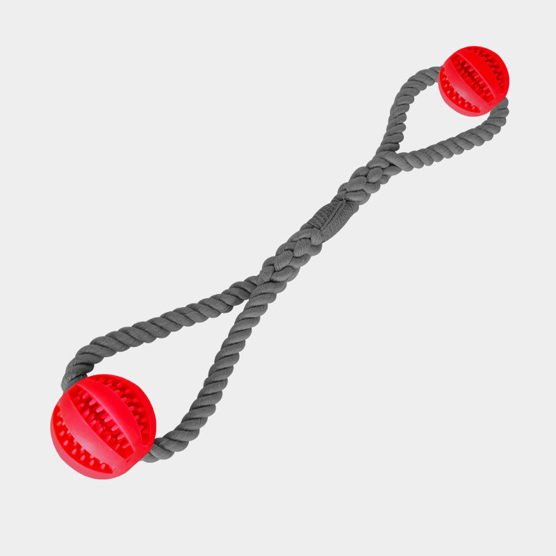 Chewable Rope Treat Cotton Ball Dog Toy