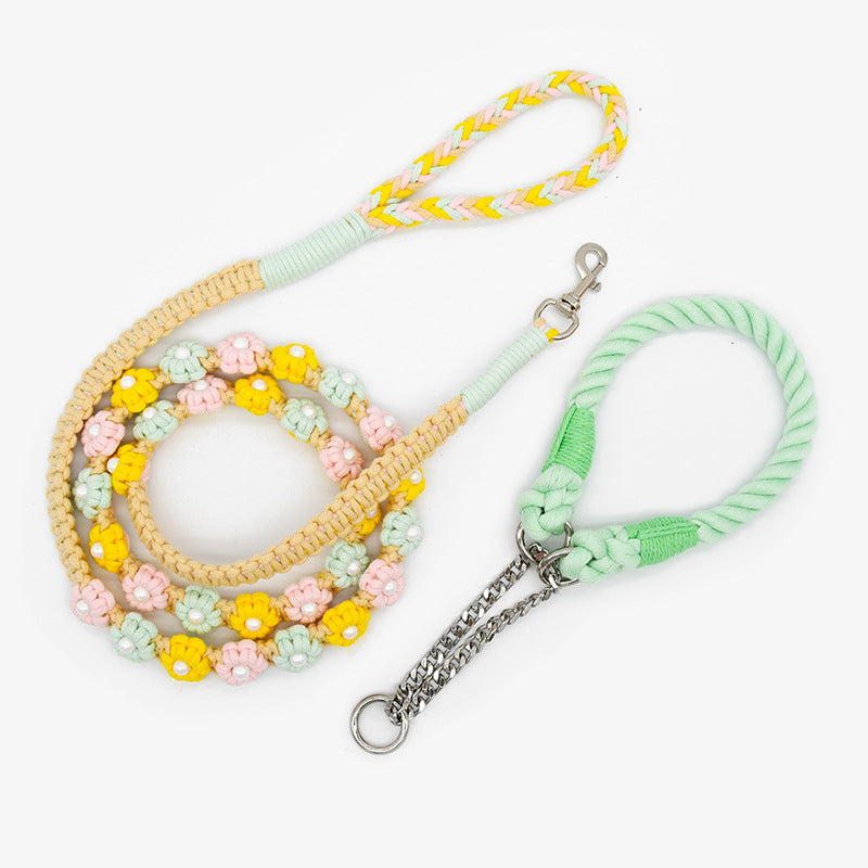 Floral No Pull Dog Set Poly