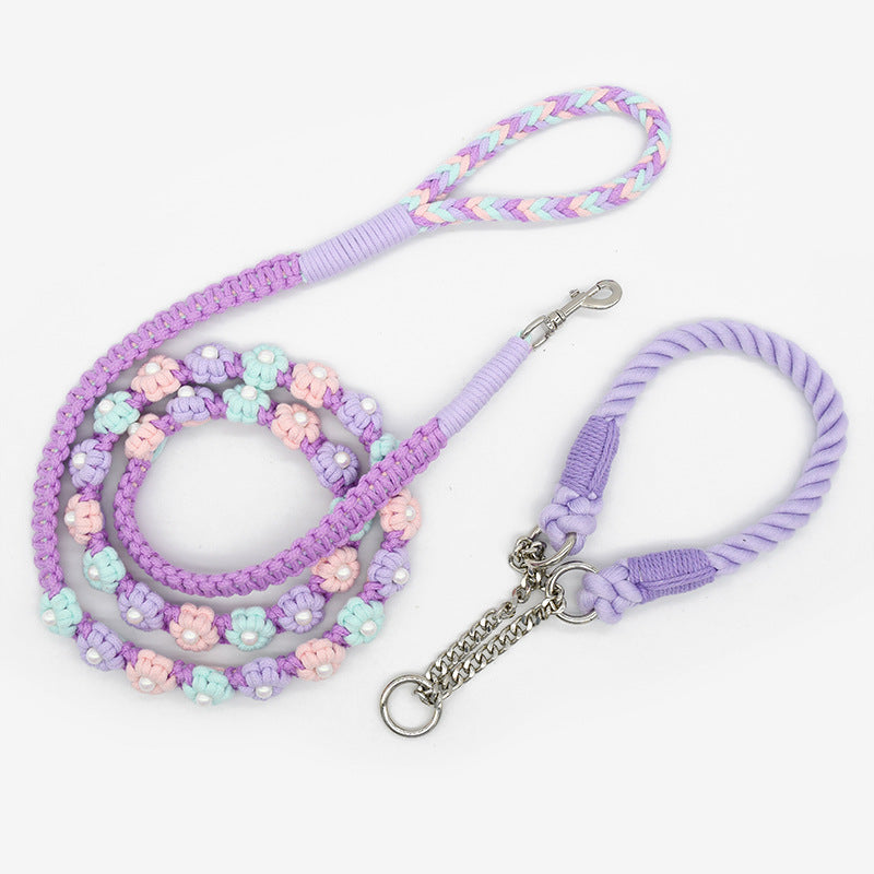 Floral No Pull Dog Set Poly
