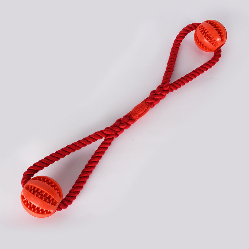 Chewable Rope Treat Cotton Ball Dog Toy