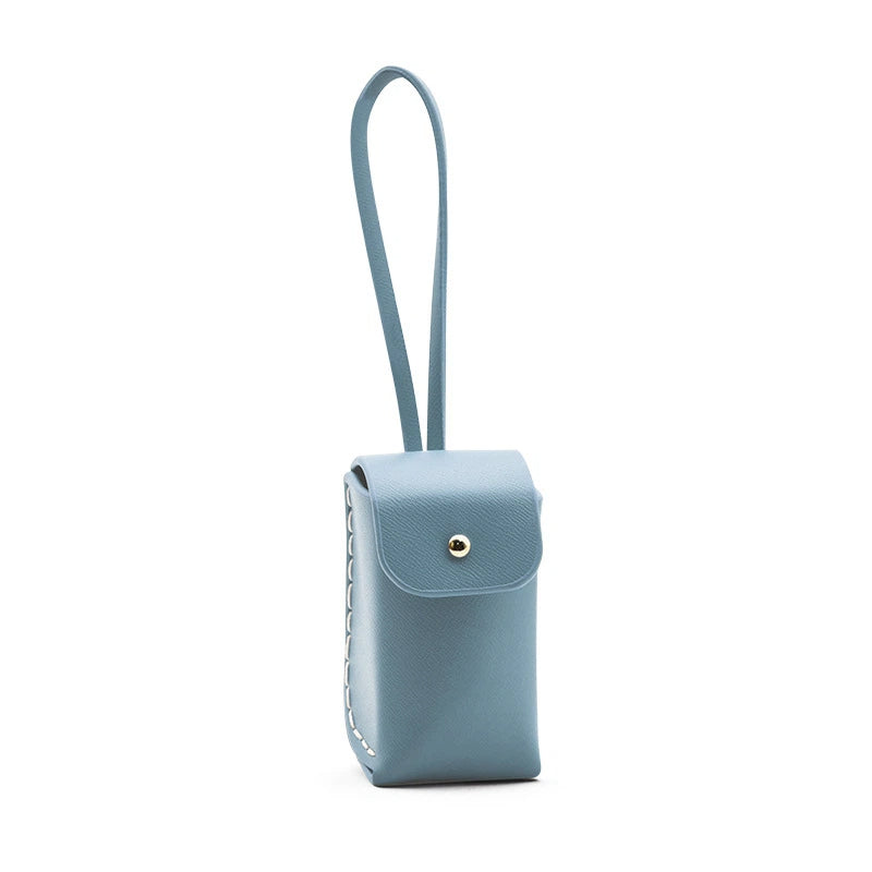 Vegan Leather Poop Bag Holder