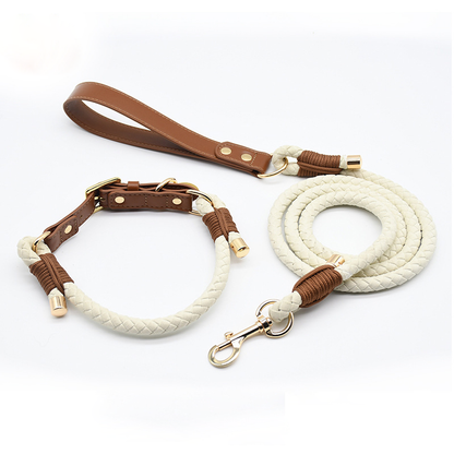 Waterproof Dog Collar and Leash Set