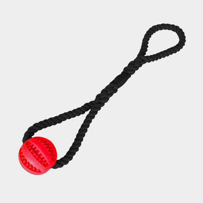 Chewable Rope Treat Cotton Ball Dog Toy