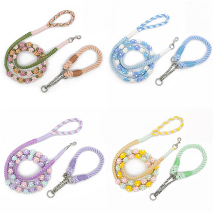 Floral No Pull Dog Set Poly