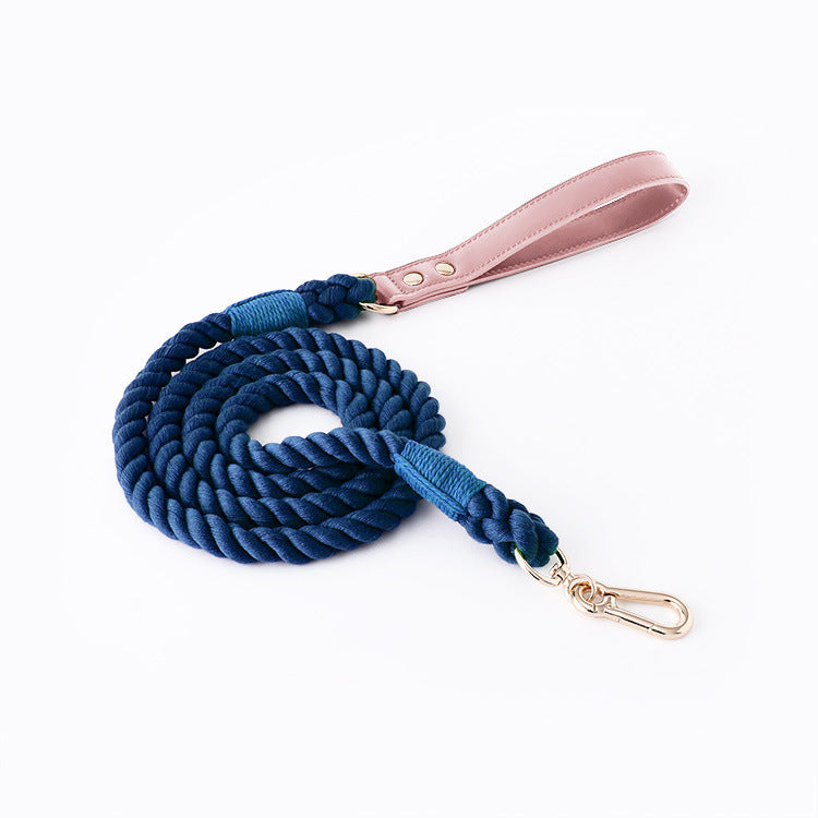 Braided PU & Cotton Dog Leash