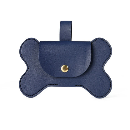 Waterproof Leather Dog Poop Bag Holder