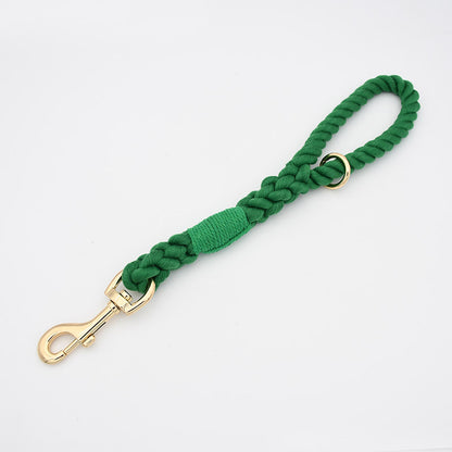 Heavy Canvas Dog Leash No Pull Hand Woven