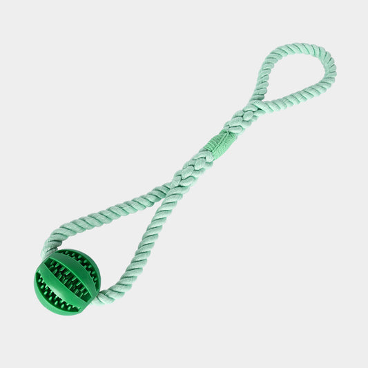 Chewable Rope Treat Cotton Ball Dog Toy