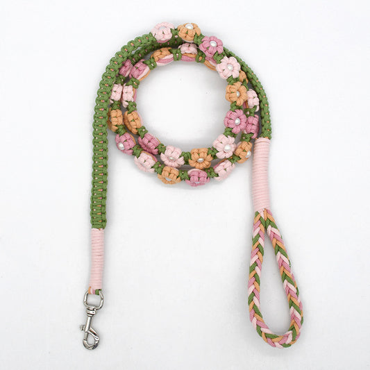 Floral No Pull Dog Leash