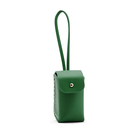 Vegan Leather Poop Bag Holder