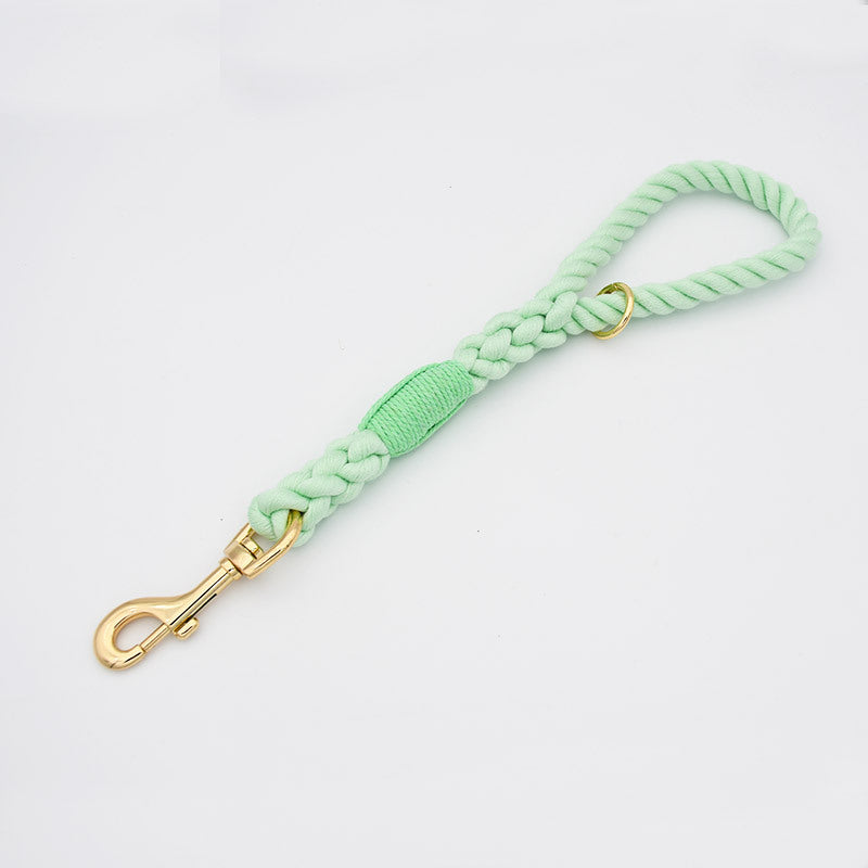 Heavy Canvas Dog Leash No Pull Hand Woven