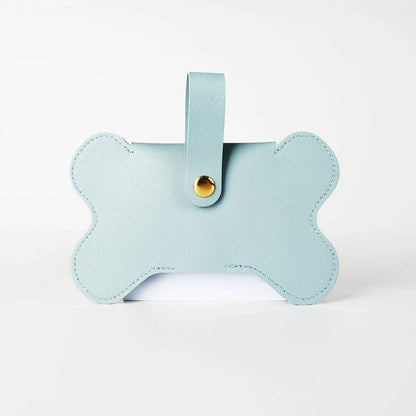 Waterproof Leather Dog Poop Bag Holder
