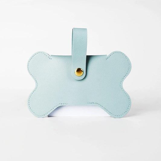 Waterproof Leather Dog Poop Bag Holder