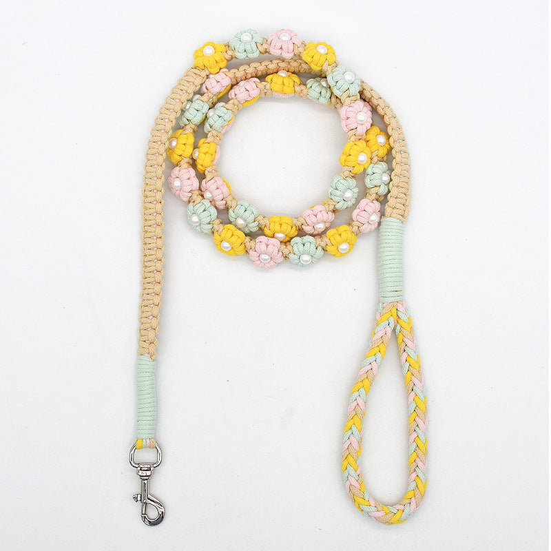 Floral No Pull Dog Leash