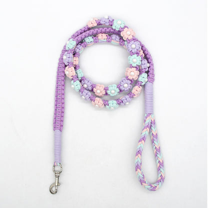 Floral No Pull Dog Leash