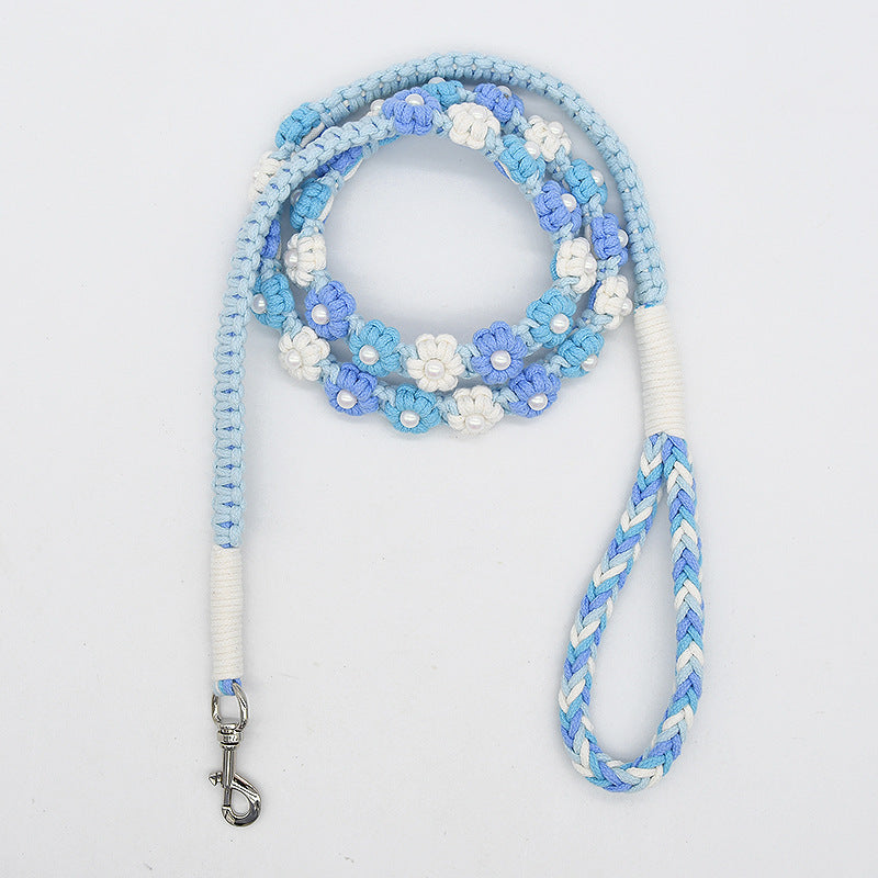 Floral No Pull Dog Leash